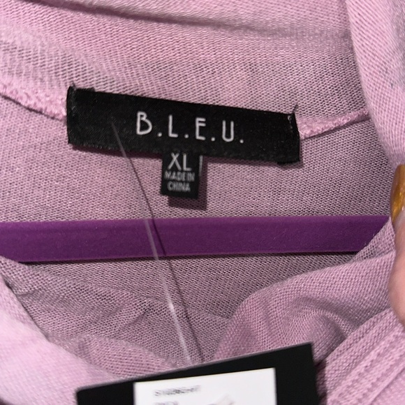 NWT B.L.E.U Women's SZ XL Long Sleeve Cowl Neck Tunic Tee Top SOFT SOLD OUT~ - Picture 7 of 8